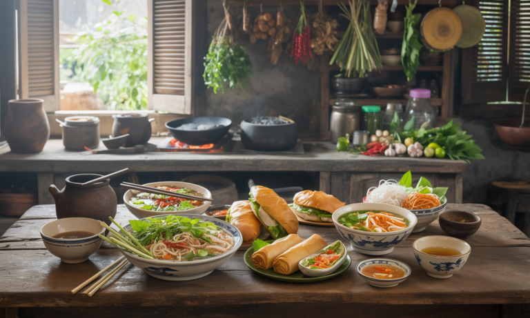 découvrez les saveurs authentiques de la cuisine typique du vietnam, ses plats traditionnels emblématiques et ses ingrédients uniques qui racontent l'histoire culinaire du pays.