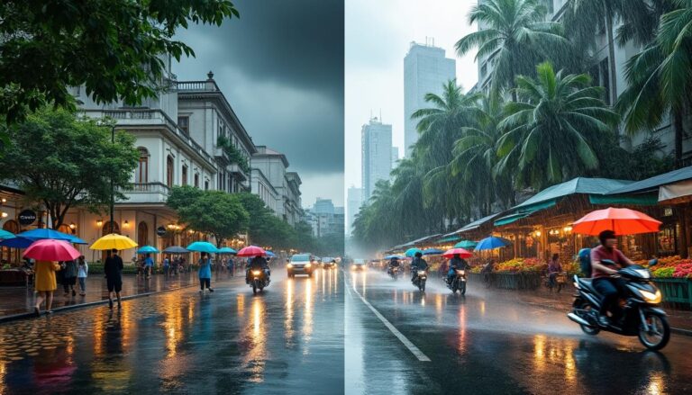 découvrez comment gérer efficacement les averses tropicales à hanoï et saigon tout au long des saisons pluvieuses pour profiter pleinement de votre séjour.