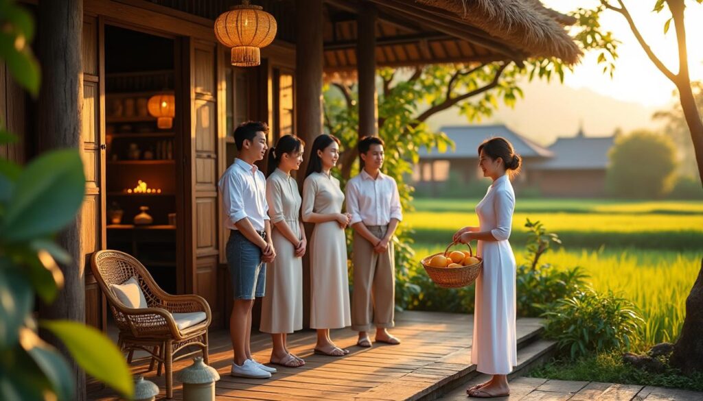 découvrez les bonnes pratiques à adopter et les comportements à éviter pour respecter les traditions locales dans les villages et maisons vietnamiennes, afin de vivre une expérience authentique et respectueuse.