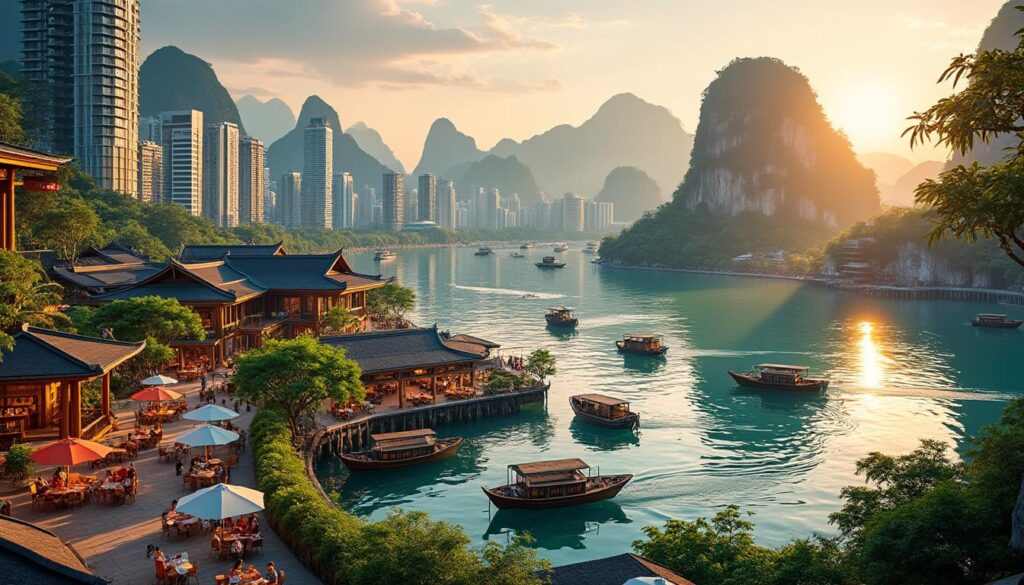 découvrez ha long city en 2025 avec notre guide complet : explorez la perle du vietnam, ses paysages époustouflants, sa culture unique et les meilleures conseils pour un voyage inoubliable.