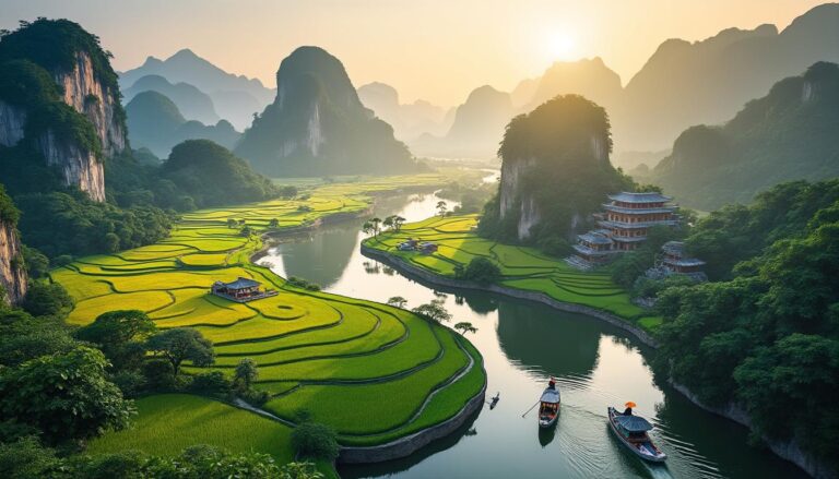 découvrez ninh binh en 2025 grâce à notre guide complet pour explorer ses merveilles naturelles et son riche patrimoine culturel. préparez votre voyage idéal dès maintenant !