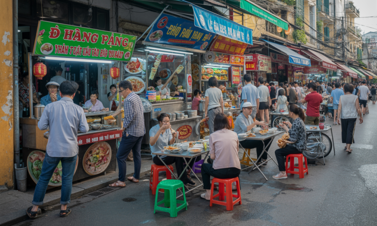 découvrez les meilleurs endroits pour déguster la street food authentique à hanoï, avec des saveurs traditionnelles et des plats incontournables qui raviront vos papilles.