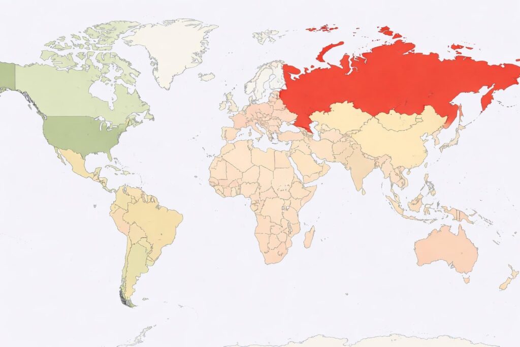 découvrez la localisation précise de la russie sur la carte du monde et apprenez-en plus sur sa géographie et ses frontières.