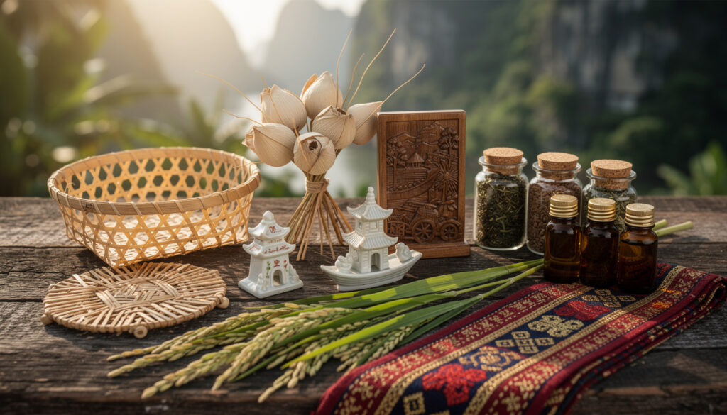 découvrez 8 souvenirs naturels et artisanaux uniques à ramener de ninh binh, parfaits pour garder un souvenir authentique de cette région vietnamienne.