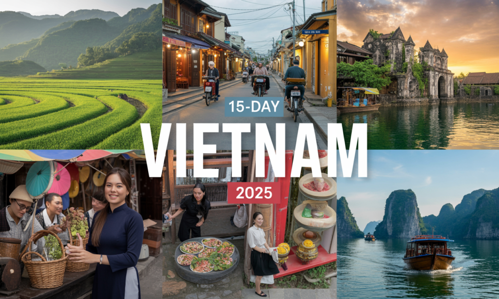 découvrez notre guide complet pour un circuit de 15 jours au vietnam en 2025, avec itinéraires, conseils pratiques et incontournables pour un voyage inoubliable.