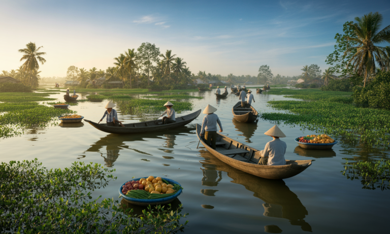 découvrez comment visiter le delta du mékong, ses paysages uniques, ses marchés flottants et sa culture riche pour une expérience inoubliable au cœur du vietnam.